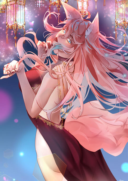 Halfbody + detailed background